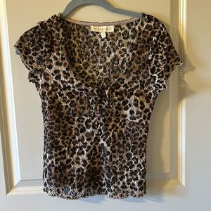 Leopard print top🐆